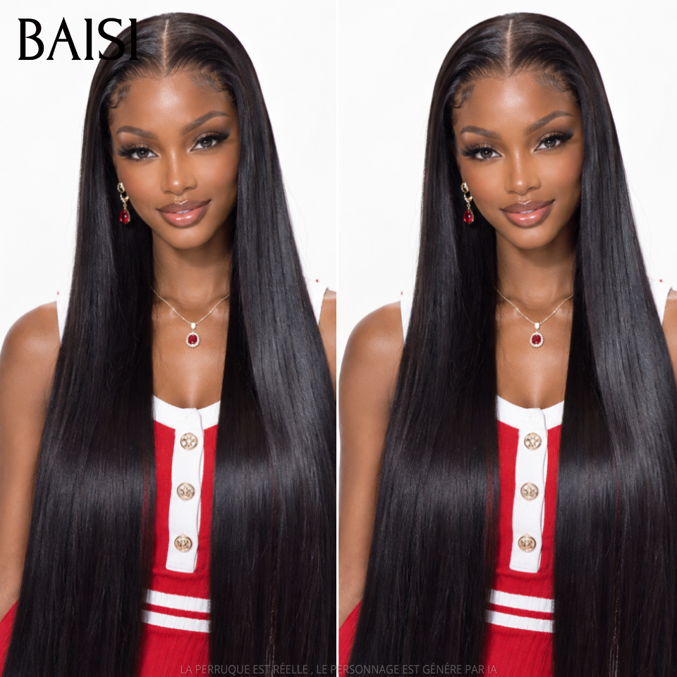 BAISI Achetez 1 +1 Gratuite = 199€ Réduction avec code promo lace closure 22 pouces body wace et lisse en 100% vrais cheveux humains
