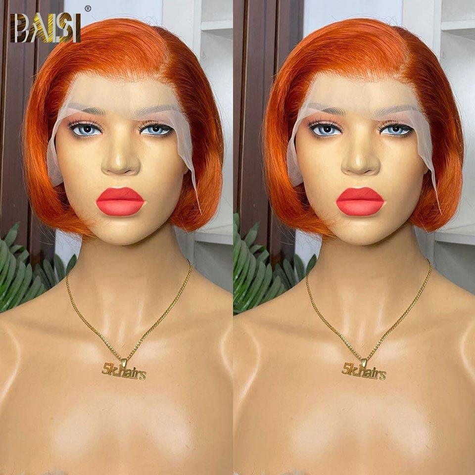 Pixie Frontal 13x4 transparente Spitze 8 Zoll glatt Orange 58 € B