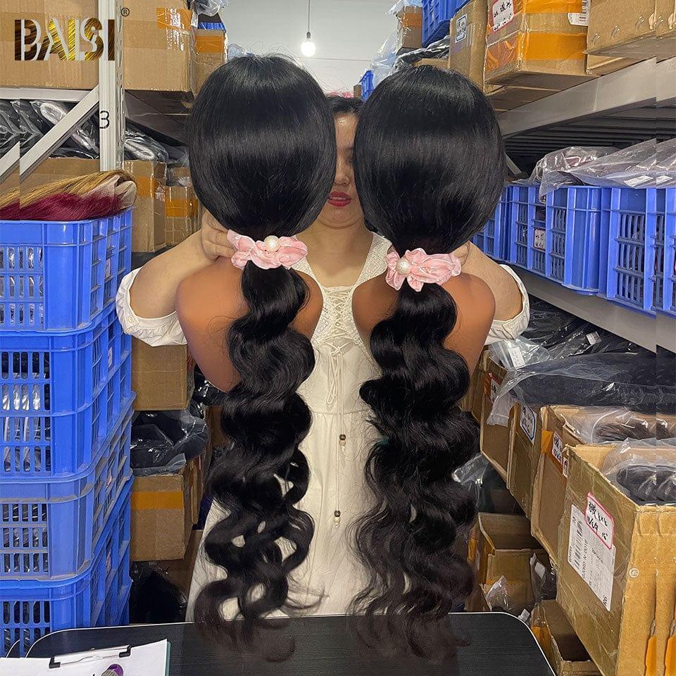 BAISI 360 Lace Wig Body Wave Echthaar Chinion Frisur