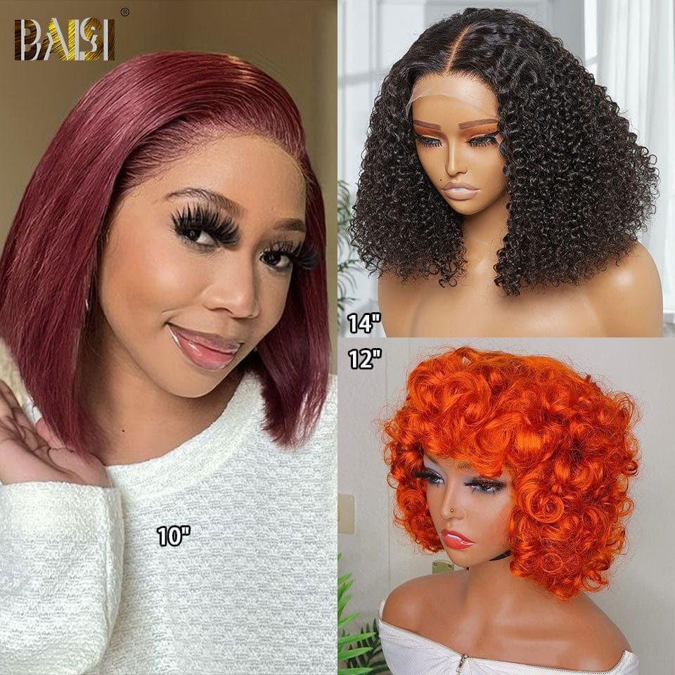 BAISI 4X4 lace closure Bob Lisse 8 Pouces 69€ ou vente flash 3 perruques en Promo 220€ en 100% vrais cheveux humains