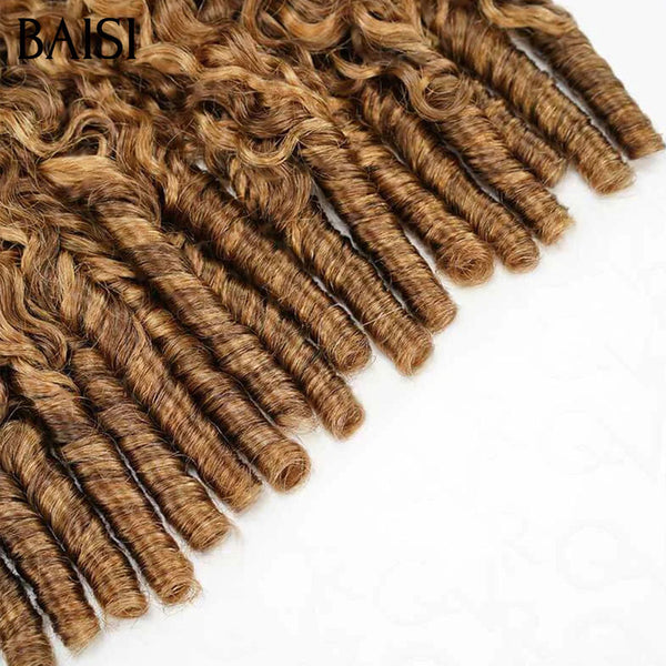 Extensions Plumes Crochet Texture Burmese Curl en coulrue Mixte Installation Etape par Etape Facile et Simple Rendu Impeccablement naturel en 100% Cheveux Humains