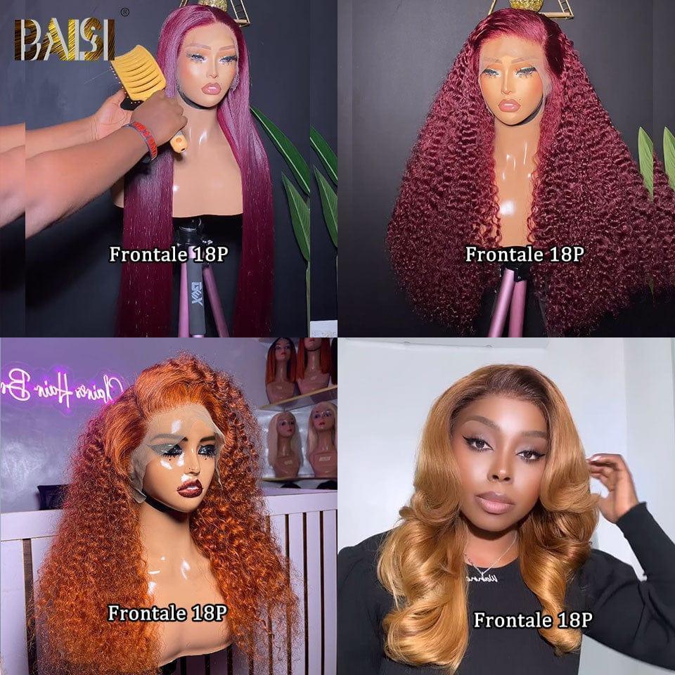 BAISI HAIR FR Lotto Di 4 Parrucche Ondulate Colorate 510€ In 100% Capelli Umani (Nessun Codice Necessario)