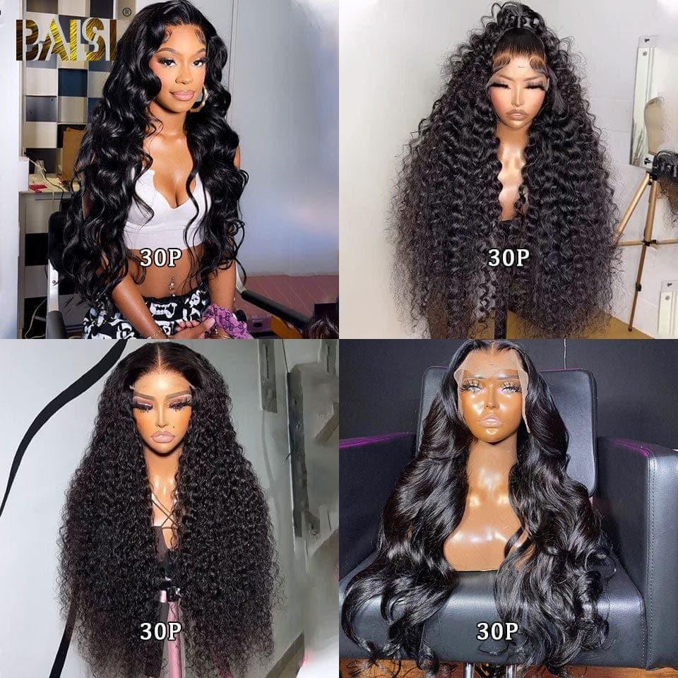BAISI 13X4 lace frontal deep wave 1 Perruques 28 pouce + 1 Peigne Electrique gratuite = 199€ ou  HAIR FR Frontal Perruque Vente En Gros Réduction Supplémentaire Pour Le Prix D'usine 4 Perruques 30 pouces  915€ CODE: VIP100