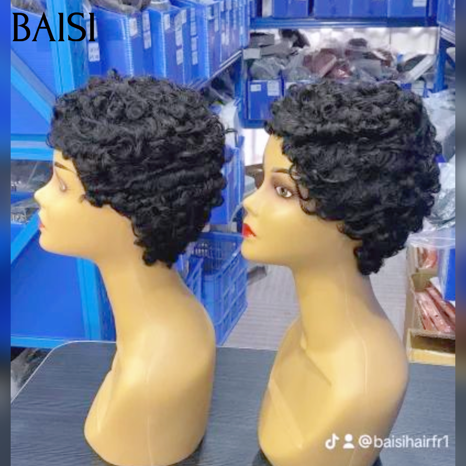 BAISI Lot De Perruque Ventes En Gros 2 Perruques 50€ En 100%  vrais Cheveux Humains FR38