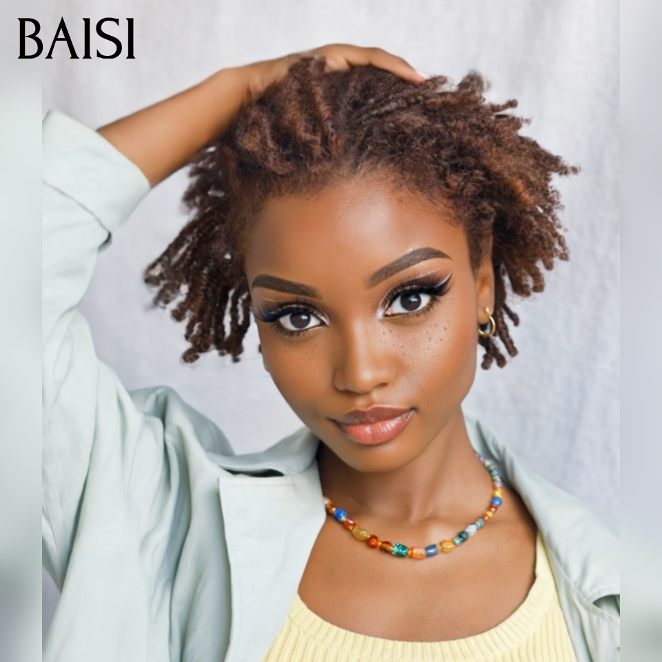 13x4 lace frontal Perruque Pixie pour l'été 68€ Moitié prix produit en couleur Mixte Marron en 100% Cheveux Humains