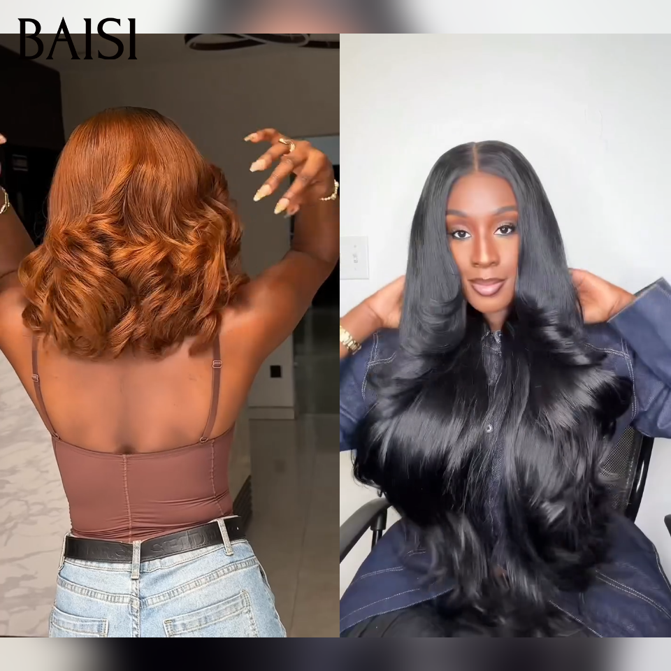 BAISI 2 Pour 99€ 4x4 lace closure egg  wave 14 pouces et blended human hair egg wave ou Perruque Bouclée Egg Wave lace closure 75€ Moitié Prix en couleur blonde En 100% Cheveux Humains