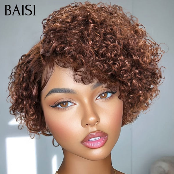 BAISI 6 perruques en gros 339€ ( qualité+quantité ) ou 6 Perruques 4X4 noir 24 pouce pour revendre 799€ en 100% vrais cheveux humains
