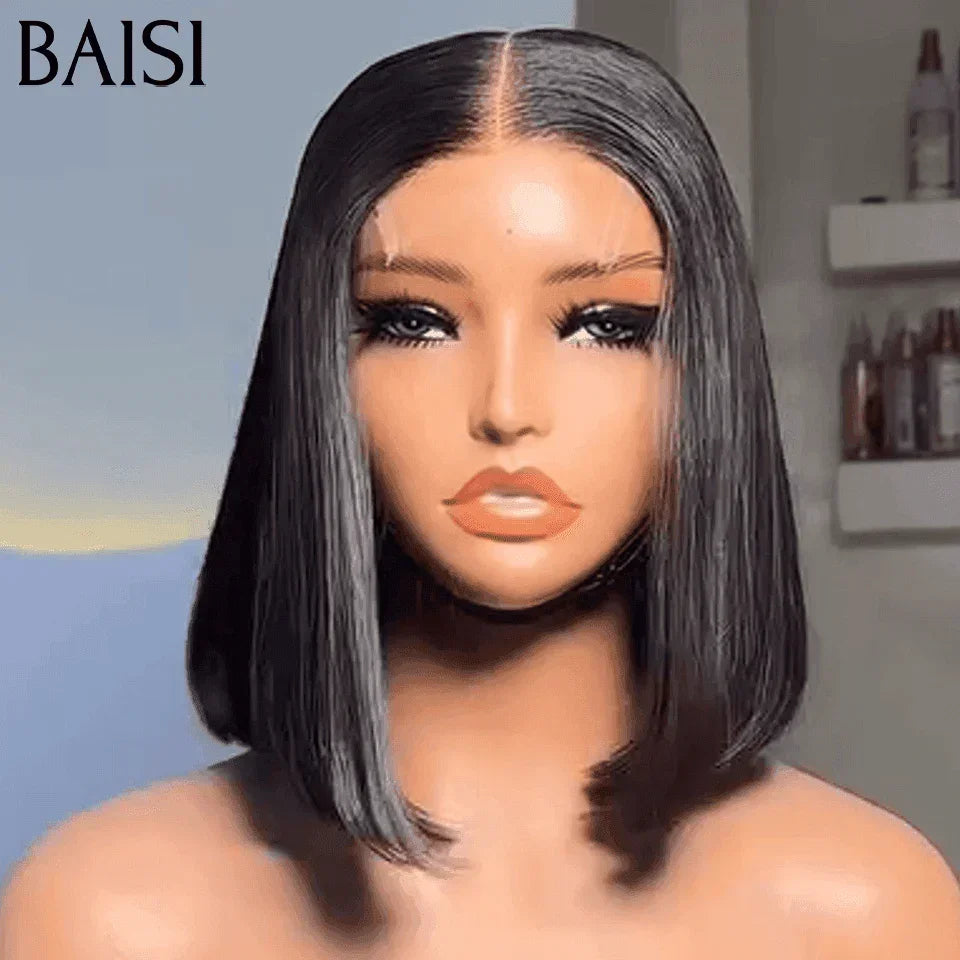 BAISI Moitié Prix -50% 2 perruques 229€ ou 3 perruques 269€ en France Reçu 48 TVA 0€ 100% vrais cheveux humains