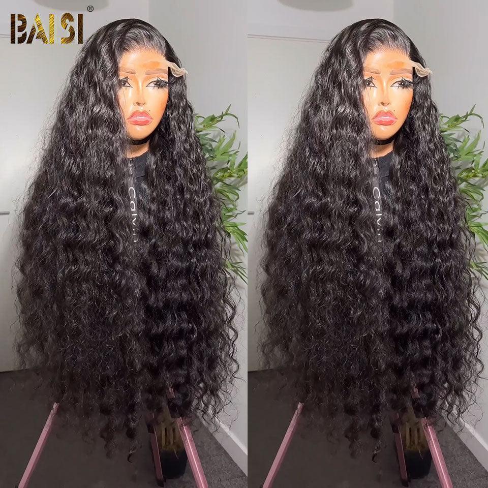 Densidade longa da peruca 250% do fechamento da parte 5*5 de BAISI no cabelo 100% humano