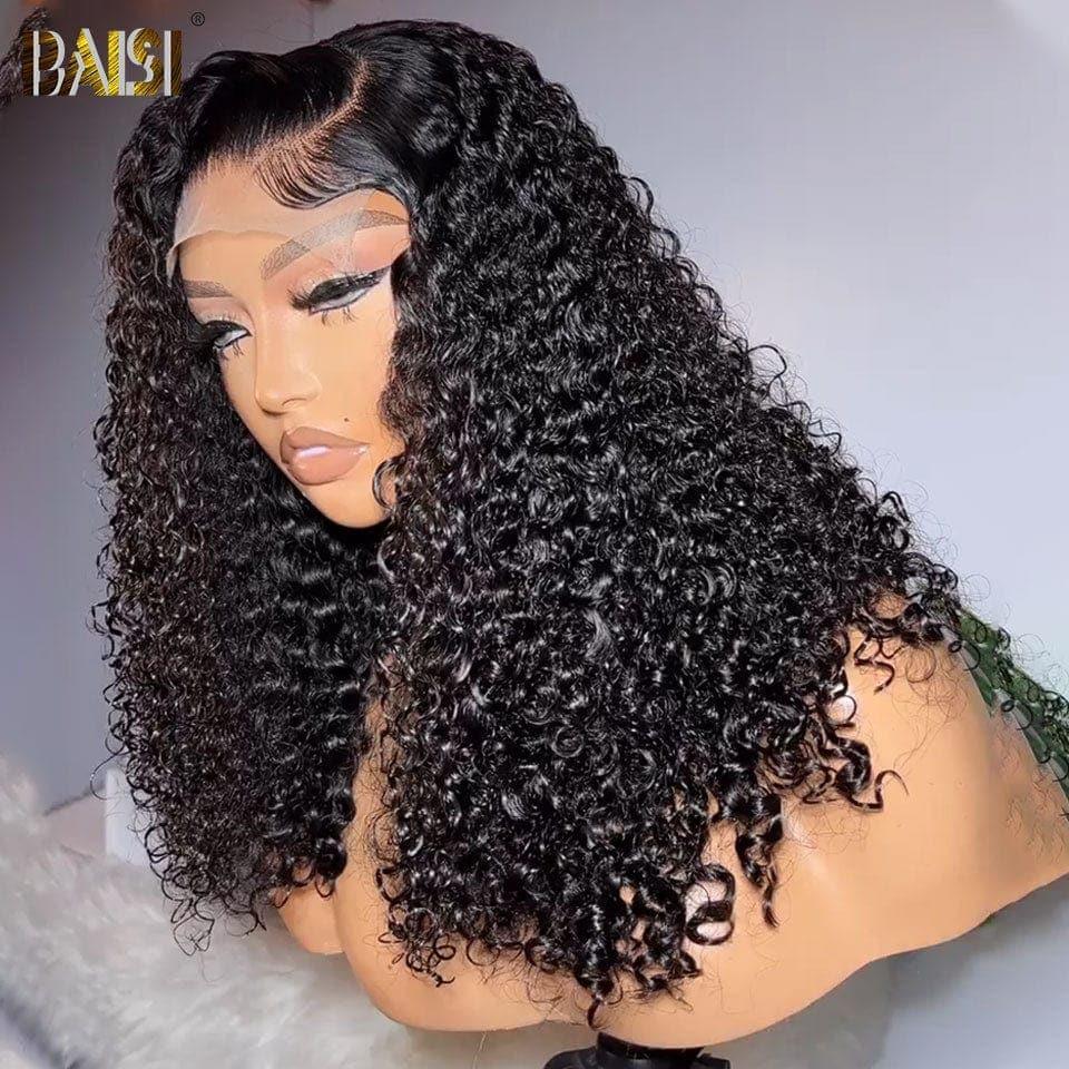 Densidade longa da peruca 250% do fechamento da parte 5*5 de BAISI no cabelo 100% humano