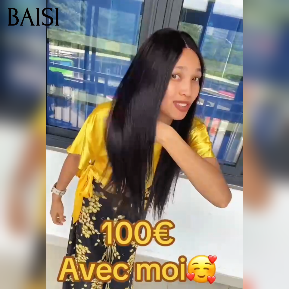Promotion  Perruque 4X4 closure de luxe lisse 18 pouce 100€ en NOIR ou 13X4 lace frontal lisse 24 pouce 129€ en 100% vrais cheveux humains