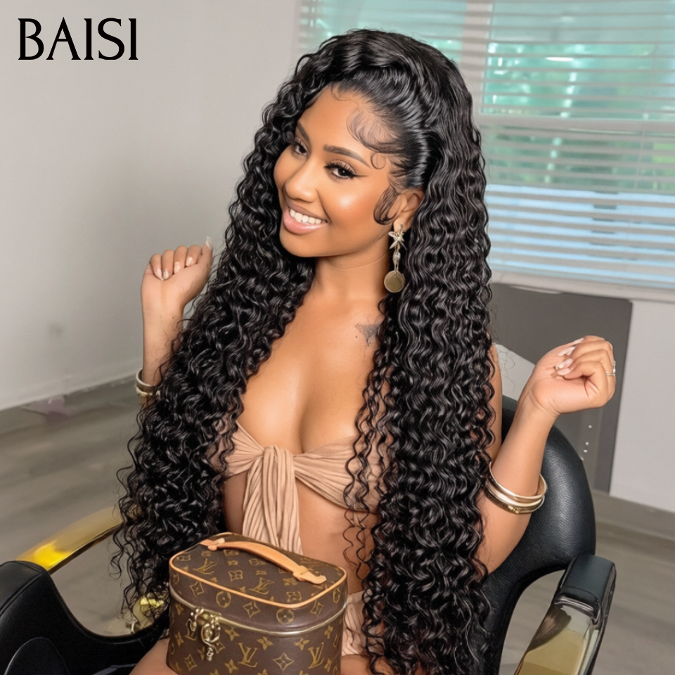 13x4 lace frontal Perruque deep wave 14 pouce 99€ NOIR raw hair 100% bonne qualité en 100% Cheveux Humains