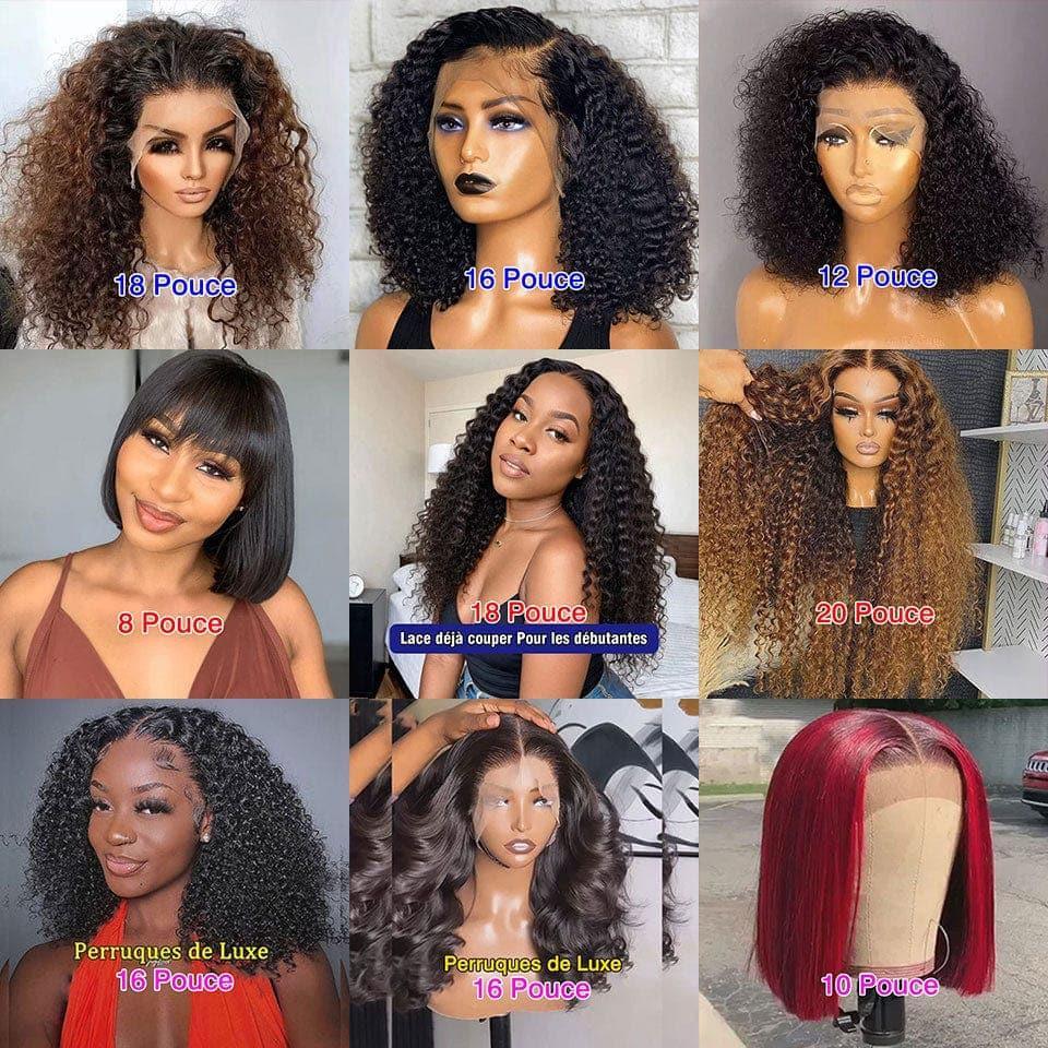 BAISI Achetez 2 perruques minimum au prix d'usine fournisseur perruques 100% raw hair cheveux humains facile à revendre Achetez plus de 2 Pièces PRIX D'USINE VIP Lien A