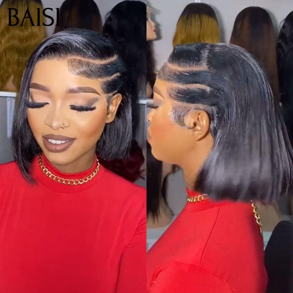 BAISI  perruque 5X5 lace bob Lisse 8 Pouces 99€ moitié prix coupe personnalisée plus de 20 ans d' utilisations MP50
