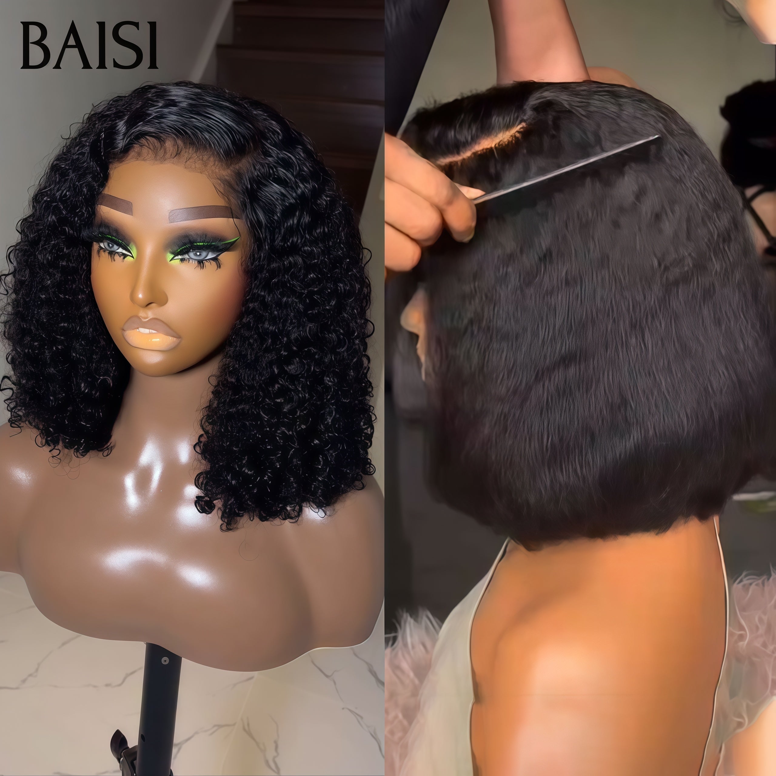 BAISI Blitzverkauf 2 Perücken aus 100 % Echthaar 315 Euro (kein Code erforderlich)