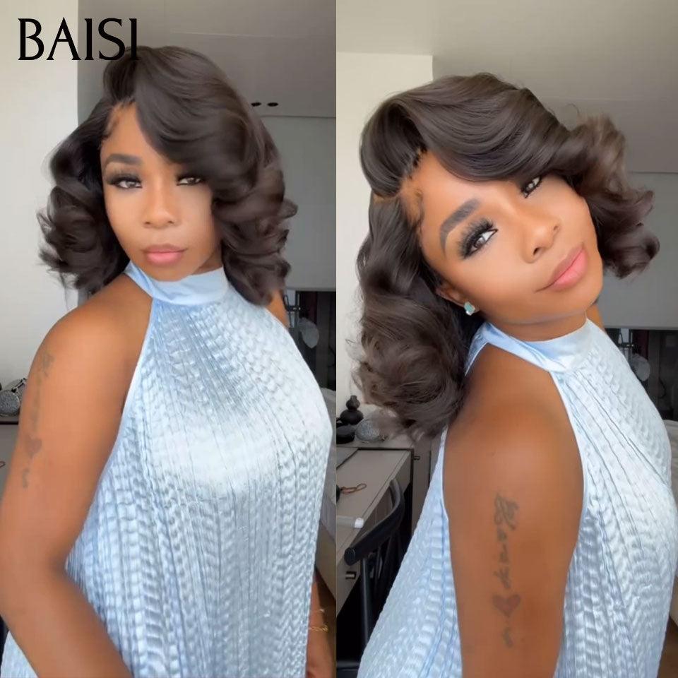 BAISI Offre Flash 70€ Perruque Bouclée Egg Wave NOIR ou  Bouncy curl 86€en 100% Cheveux Humains