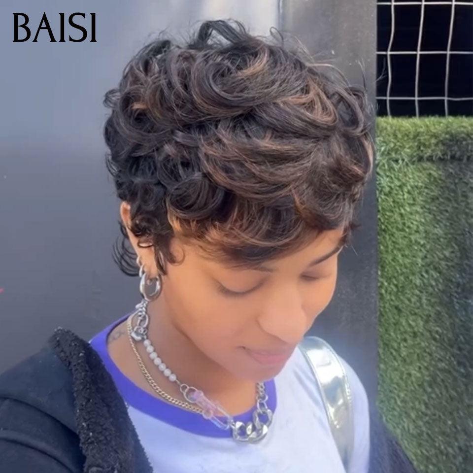 BAISI Big Promo máquina de corte pequeno feita em cabelo 100% humano #026 FR38