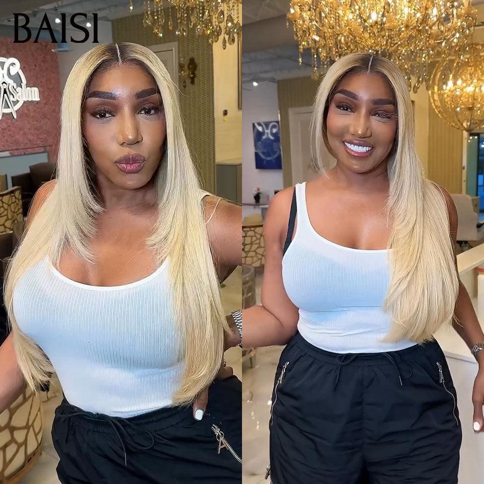 BAISI 2 Perücken OHNE Kleber Körperwelle und lockige Welle zum Weiterverkauf 275 € 18 Zoll aus 100 % echtem Menschenhaar VIP100