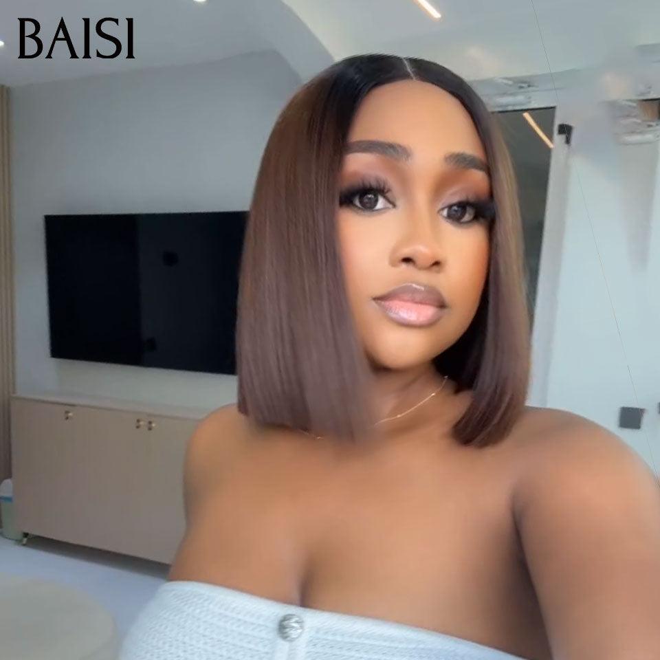 BAISI 2 Parrucche SENZA colla Onda corporea e ondulata da rivendere €275 18 pollici in capelli umani veri al 100% VIP100