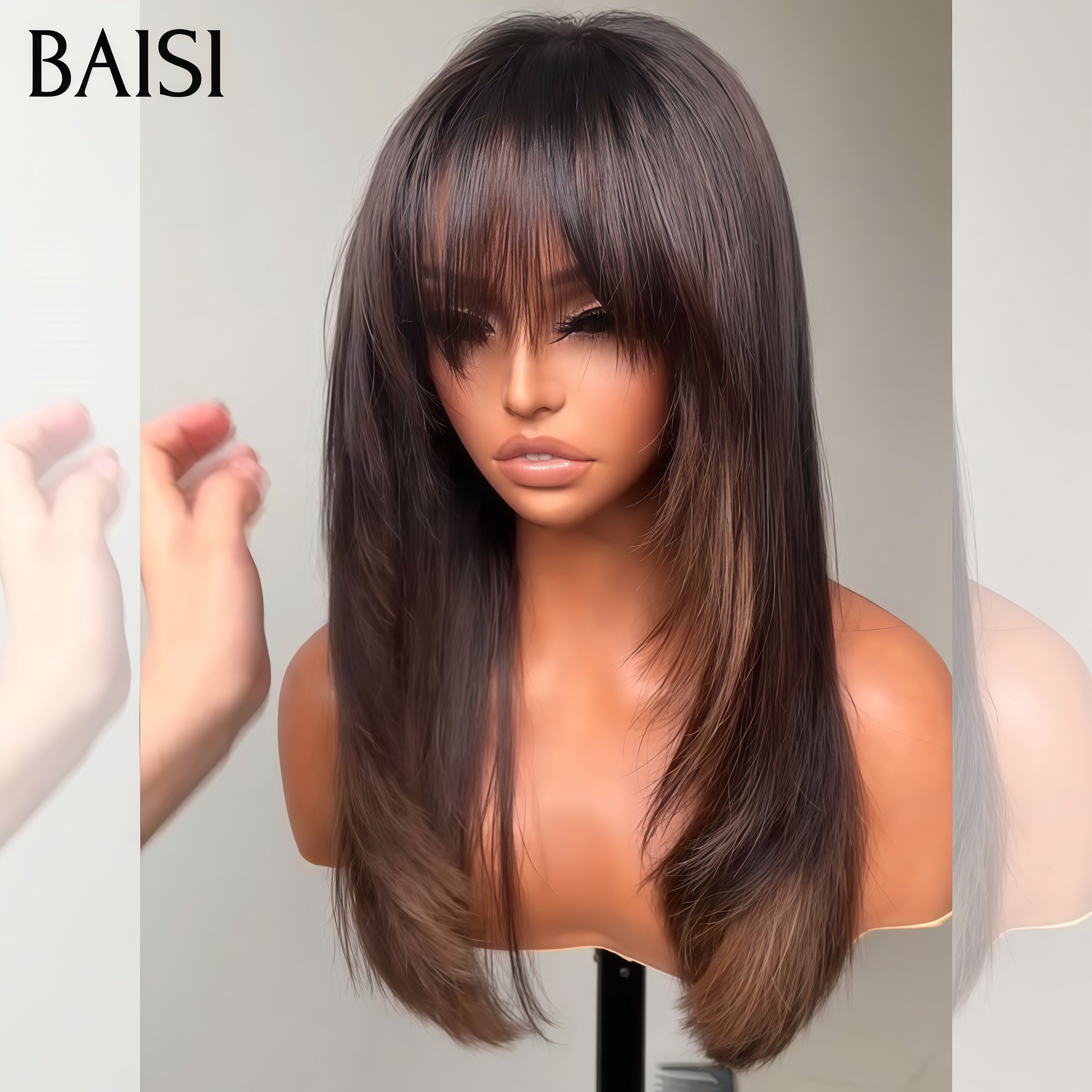BAISI flash sale 2 wigs in 100% real human hair 188 euro (no code needed)