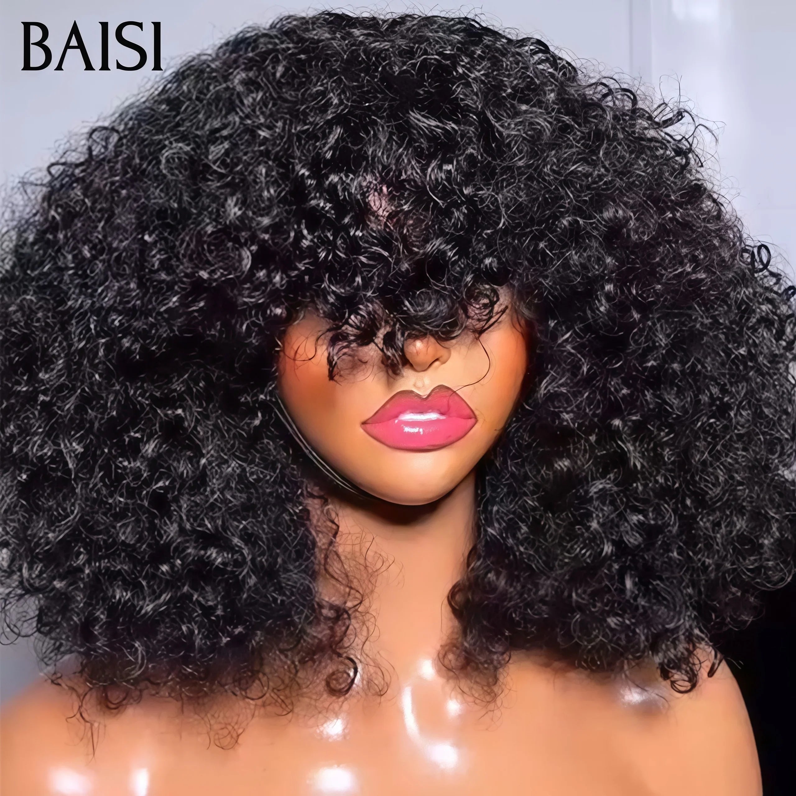 BAISI  Perruque BOB water avec Frange 12 Pouces 77 € en Couleur noir ou Lisse sdd bone straight 10 Pouces En 100% Vrais Cheveux Humais  Code : BS120