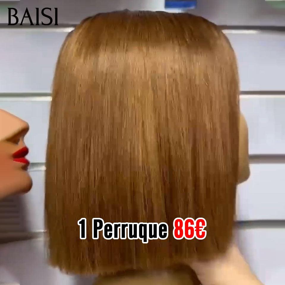Venda flash BAISI 2 perucas em cabelo 100% humano real 149 euros (código: FR20)
