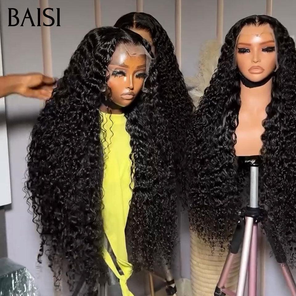 BAISI HAIR FR 13x6 Lace Frontal Perruque Curly en 100% Raw Hair
