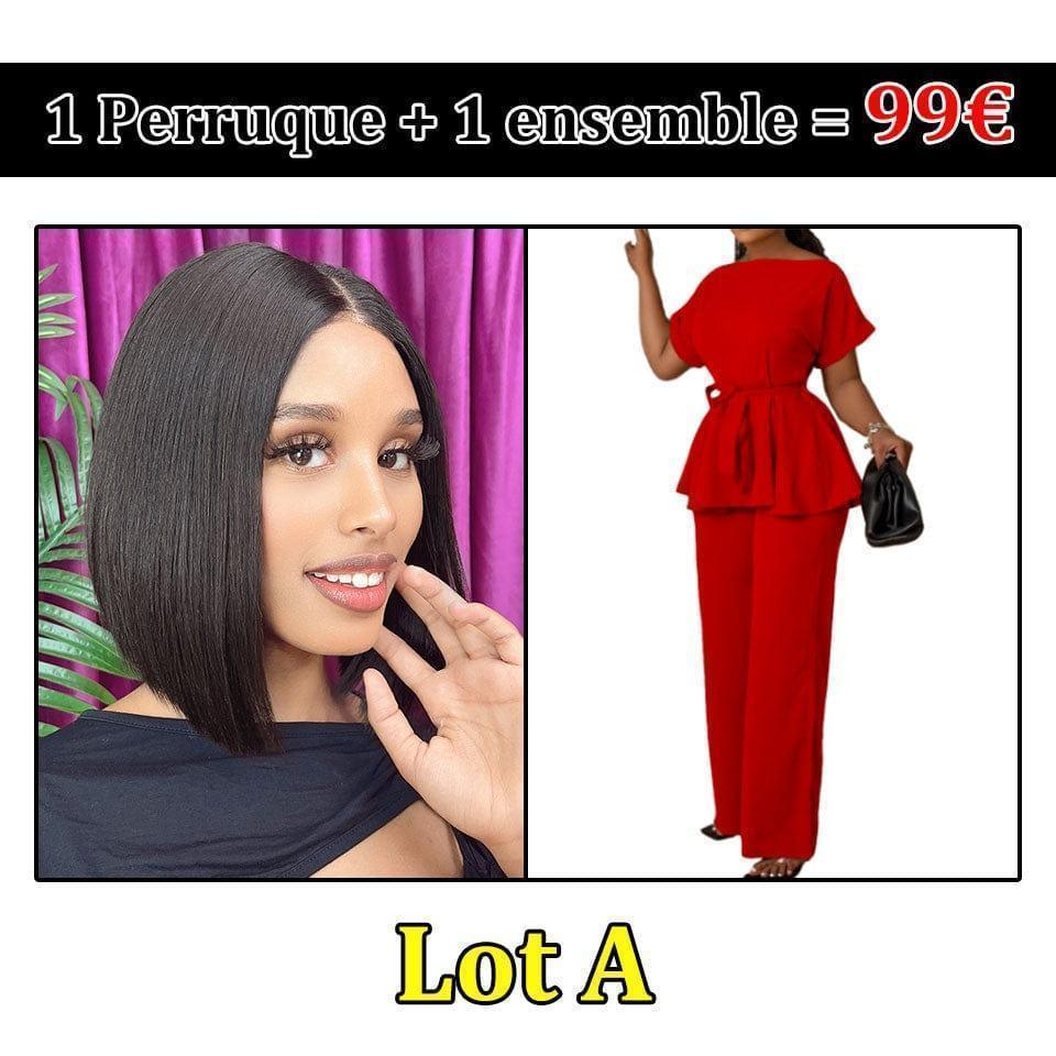 BAISI 1 Wig + 1 set = €99 in 100% real human hair (no code needed)