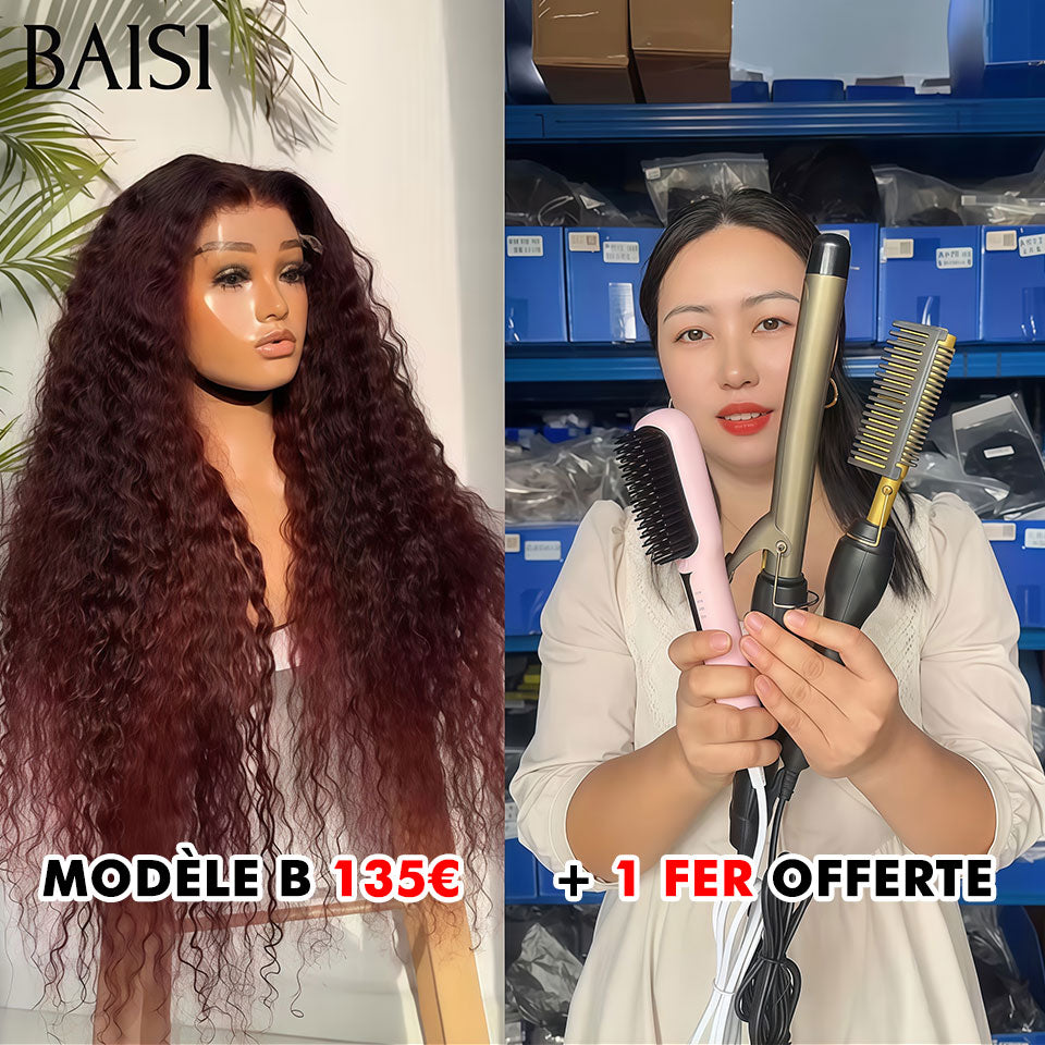 BAISI Nouvelle Arrivée Perruques 3 styles de perruques différents Notre USINE en PROMO  En 100% cheveux humains