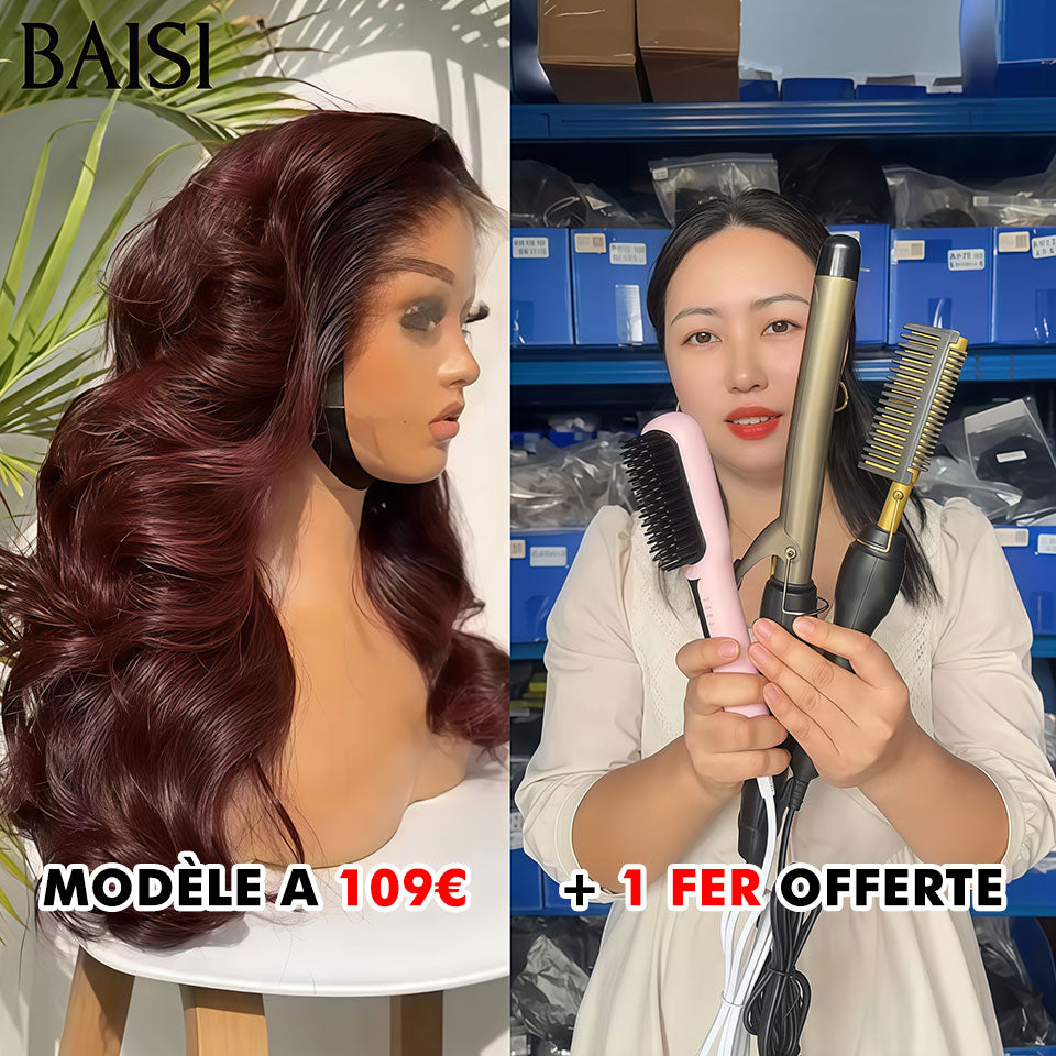 BAISI Nouvelle Arrivée Perruques 3 styles de perruques différents Notre USINE en PROMO  En 100% cheveux humains