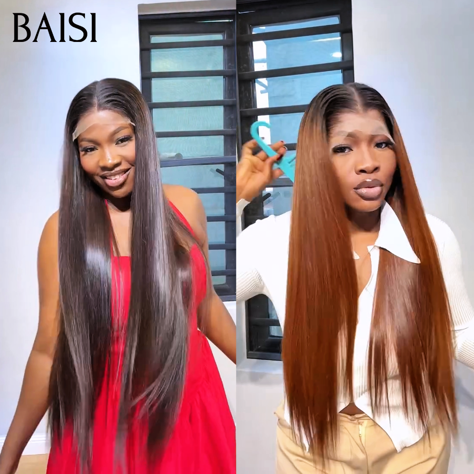 BAISI 2 Parrucche Frontal 180€ CODICE: VIP100 13x4 lace frontal Liscio 20 Pollici in 100% capelli umani veri