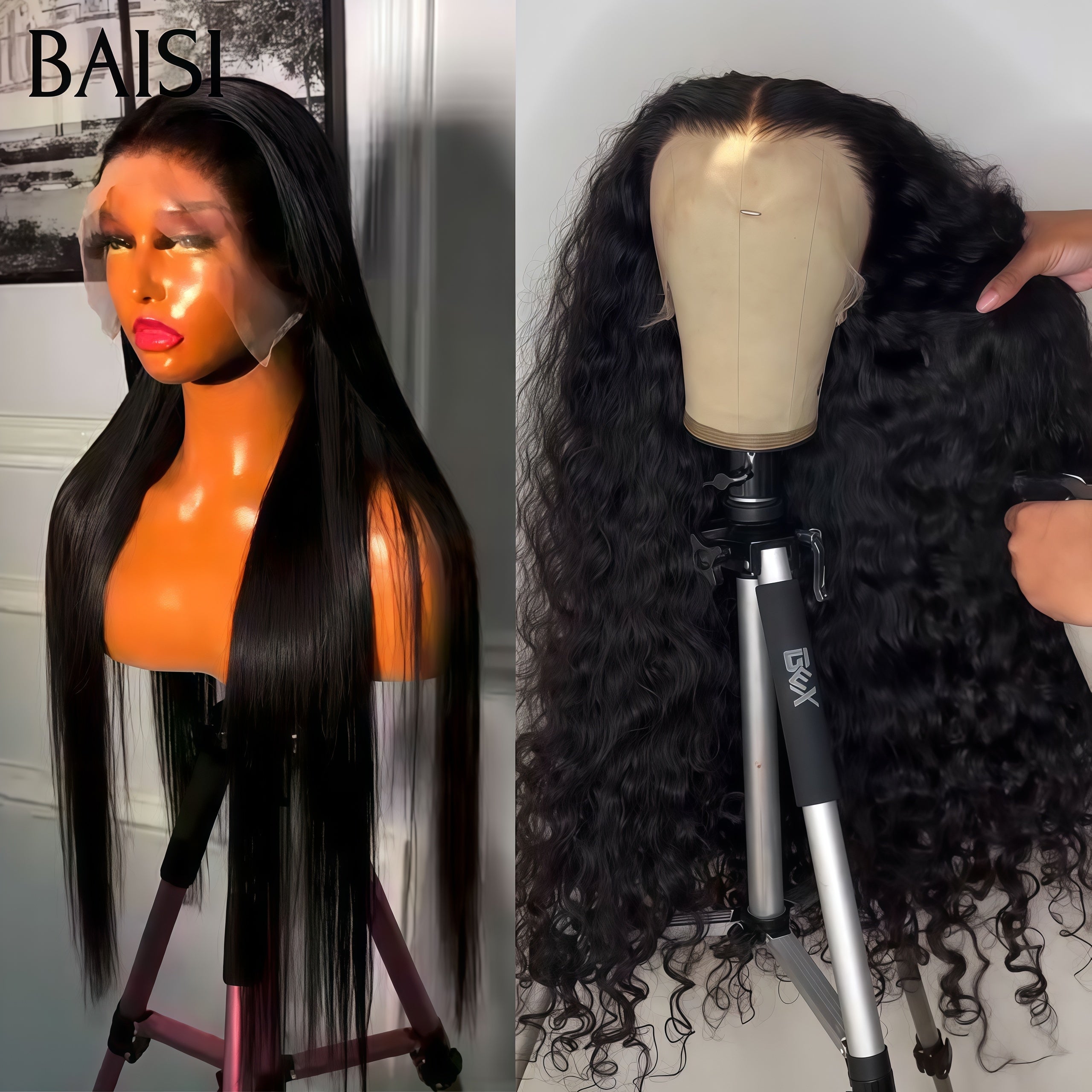 BAISI 2 Perruques 13X4 lace 329€ 30 pouce Réduction avec code promo en 100% vrais cheveux humains