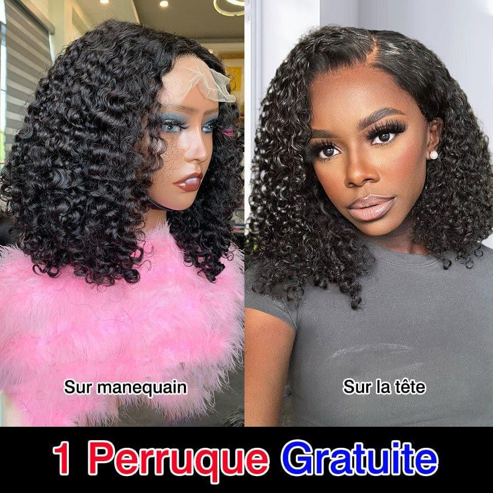 BAISI Oferta de 2 perucas verdadeiramente grátis (Compre 2 + 2 grátis) Presentes surpresa de Natal para o seu pedido hoje só amanhã presentes limitados (À venda com uma peruca pelo menos para entrega) PRESENTE B