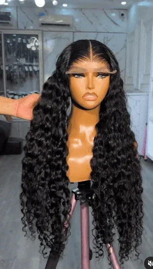 BAISI BLACK FRIDAY PROMO 4x4 Closure Human Hair Wig For Black Women