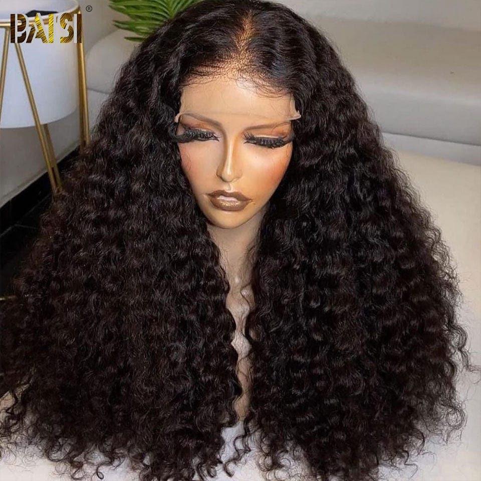 Densidade longa da peruca 250% do fechamento da parte 5*5 de BAISI no cabelo 100% humano