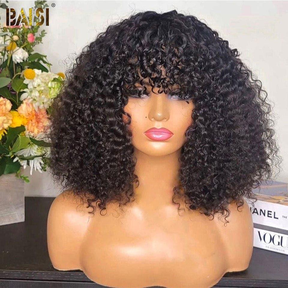 BAISI PERRUQUE BOB DEEP WAVE 12 POUCE 115€ COUPE CHINOISE SANS LACE  AVEC FRANGE C