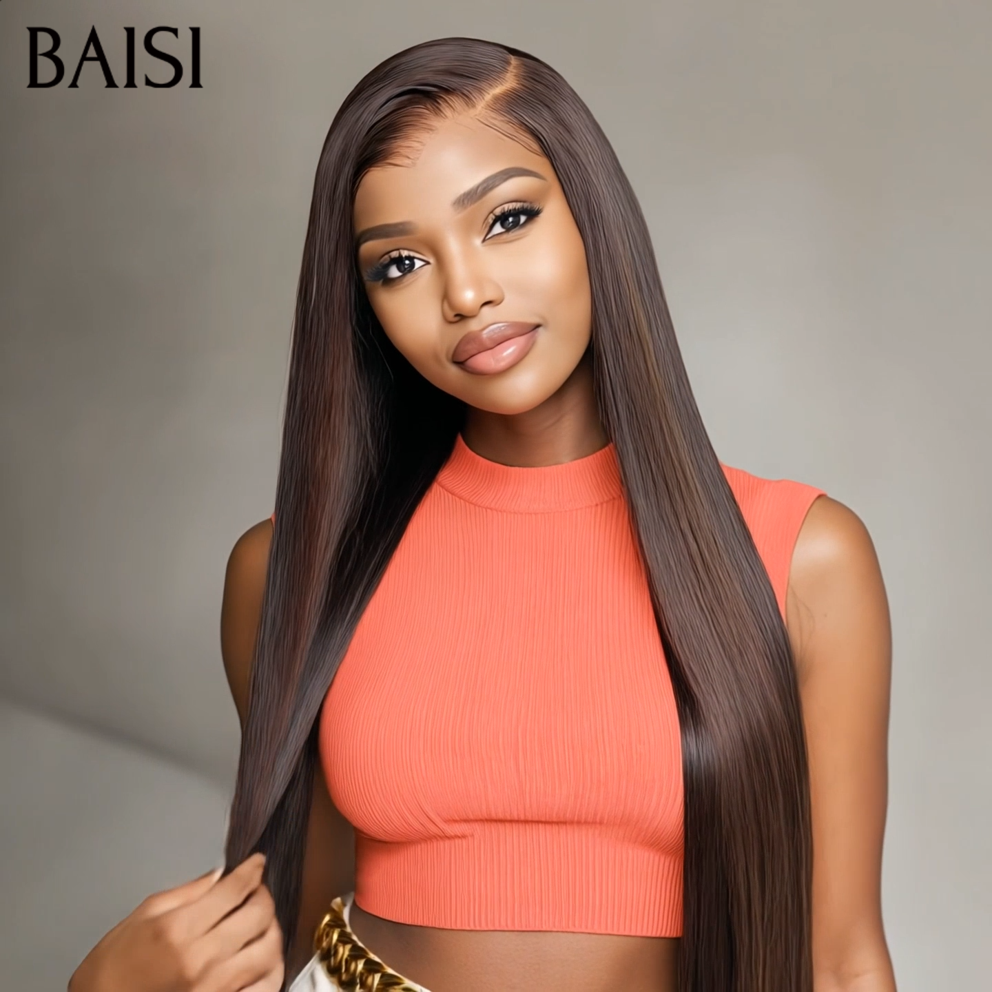 BAISI 13x4 Lace Lot de 3 Perruques Longues 20Pouces + 1 Perruque Gratuite  à Bon Prix Idéales Pour Revendre en 100% Cheveux Humains