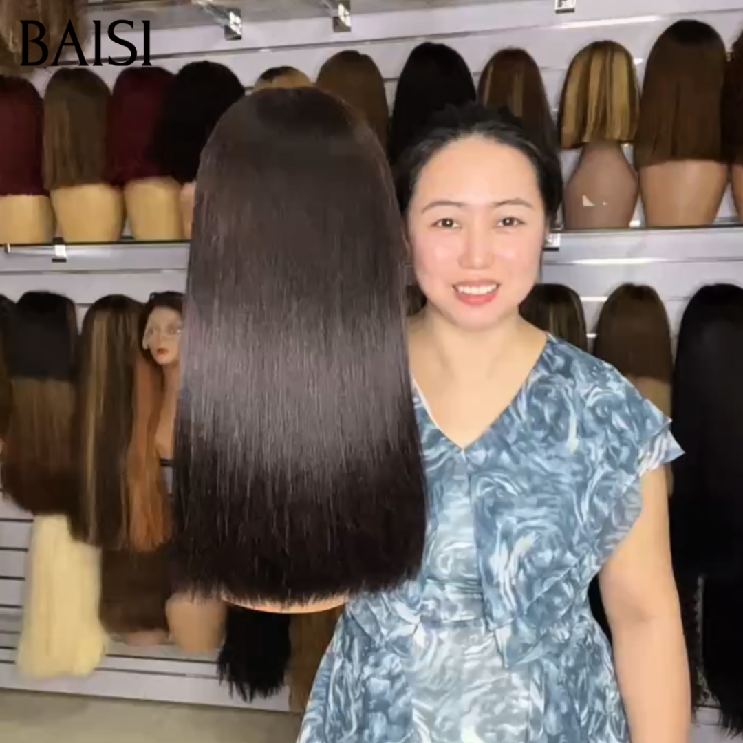 BAISI 2x6 Lace Perruque Bob Lisse 12Pouces 99€ Qualité Originale 100% Vietnam Hair Déjà En France Livraison 48H TVA 0€  en 100% Cheveux humains BS60
