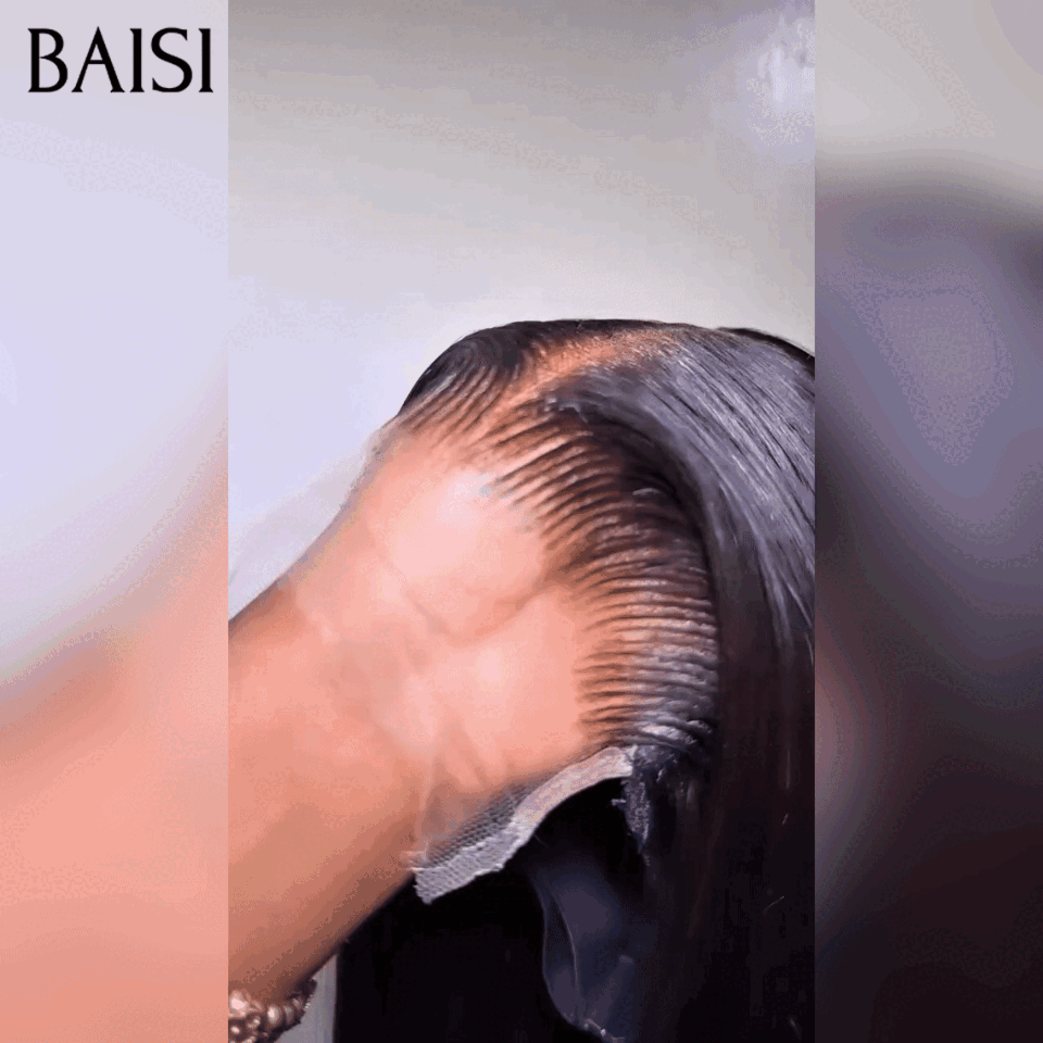 BAISI PROMO BLACK FRIDAY lace closure 2x6 Perruque Lisse BOB NOIR SDD BOB STRAIGHT Vietname Hair en 100% Cheveux Humains