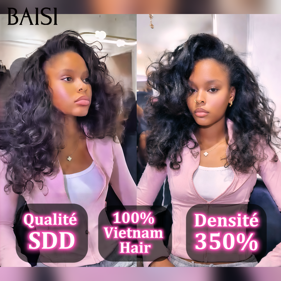 Qualité SDD 100% Vietnam Hair Volume de 350% 24 Pouce Perruques Bouncy Double Drawn 5x5 HD lace sans colle en 100% Cheveux Humain Hair