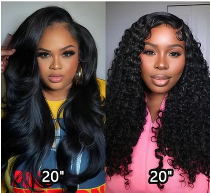 BAISI vente flash 8 perruques en 100% vrais cheveux humains 399 euro pixie et curly wave et Body wave