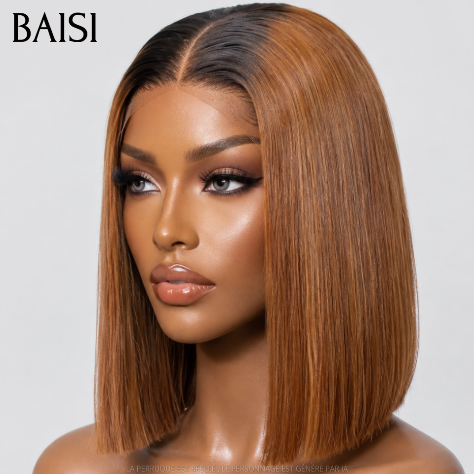 BAISI Lot de 4 Quatre Perruques Facile à Revendre en France Modèles Mélangées En 100% Cheveux humains Reçu 48H TVA 0€
