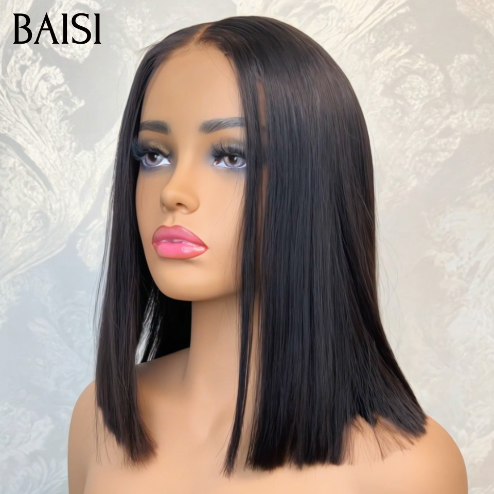 BAISI Lot de 4 Quatre Perruques Facile à Revendre en France Modèles Mélangées En 100% Cheveux humains Reçu 48H TVA 0€