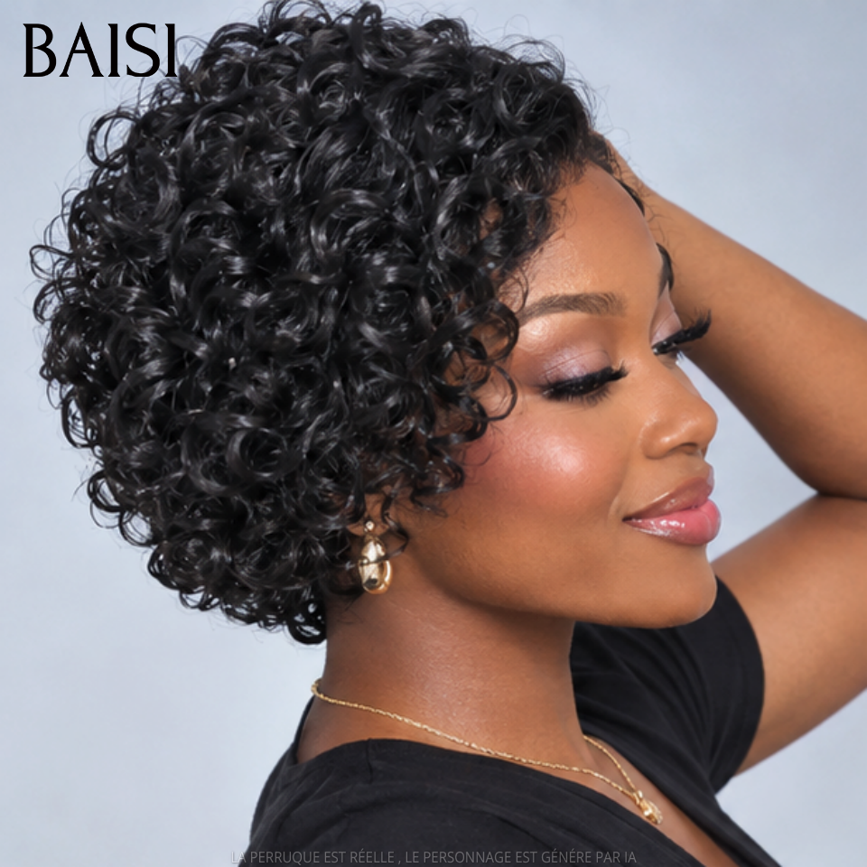BAISI perruque la plus confortable sans colle seulement 48€ ou avec closure 75€ prix promotionel 100% vrais cheveux humains raw hair