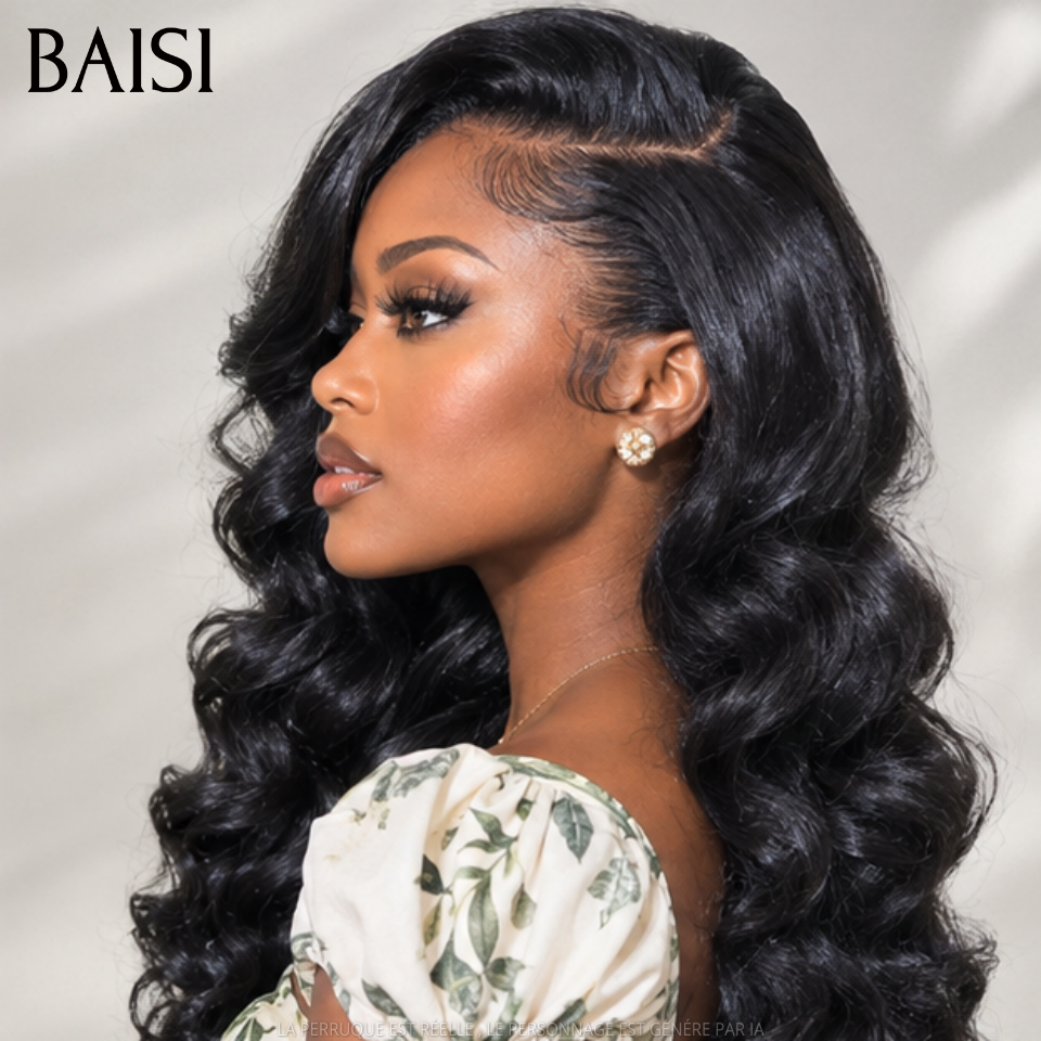  BAISI Perruque 13x4 lace frontal Body Wave 18 pouces 100€ De Haute Qualité, Livraison Gratuite