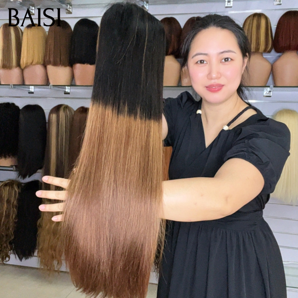 BAISI 4 Perruques LA BEAUTE  Longues Raw Hair En Gros Offre Spéciale En Carton pour Revendeurs Très Bonne Qualité 100% Cheveux Humains