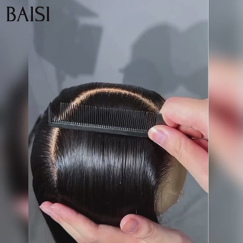 BAISI Achetez 2 perruques minimum au prix d'usine fournisseur 4X4 Perruques lace closure Lisse  30 pouce + 1 cadeau OFFERT 199€ 100% Cheveux Humains