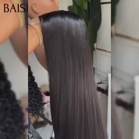 BAISI Achetez 2 perruques minimum au prix d'usine fournisseur 2x6 lace Perruques de Luxe Lisse Fabriquées par les cheveux double drawn 250% densité en 100% vrais cheveux humains