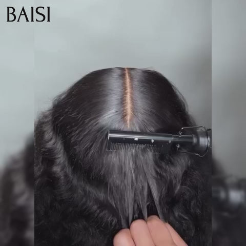 BAISI Achetez 2 perruques minimum au prix d'usine fournisseur 13X4 frontal perruque trop longue Water wave en 100% cheveux humains