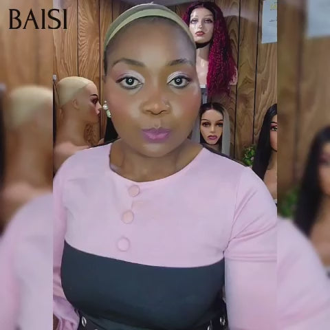 BAISI Nouvelle Arrivée Promo Full lace 159€ avec cx huoiffure tressée natte Longue Coiffure natte chignon bun 100% Cheveux humain